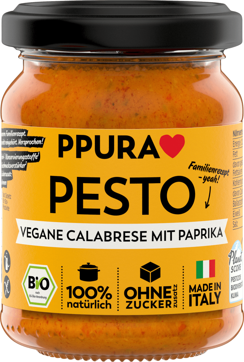 Pesto, Calabrese mit Paprika, vegan, 120 g