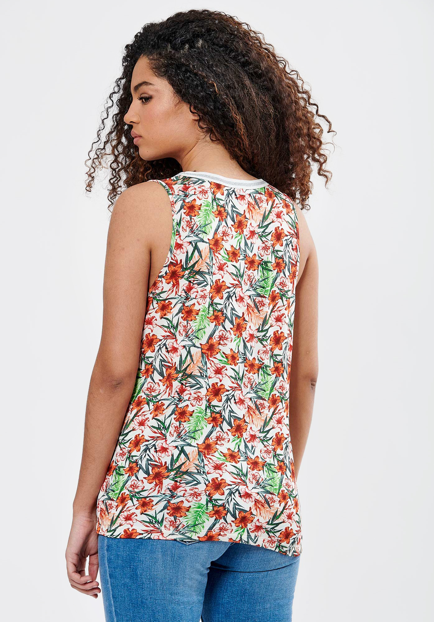JOM    Débardeur fleuri Femme