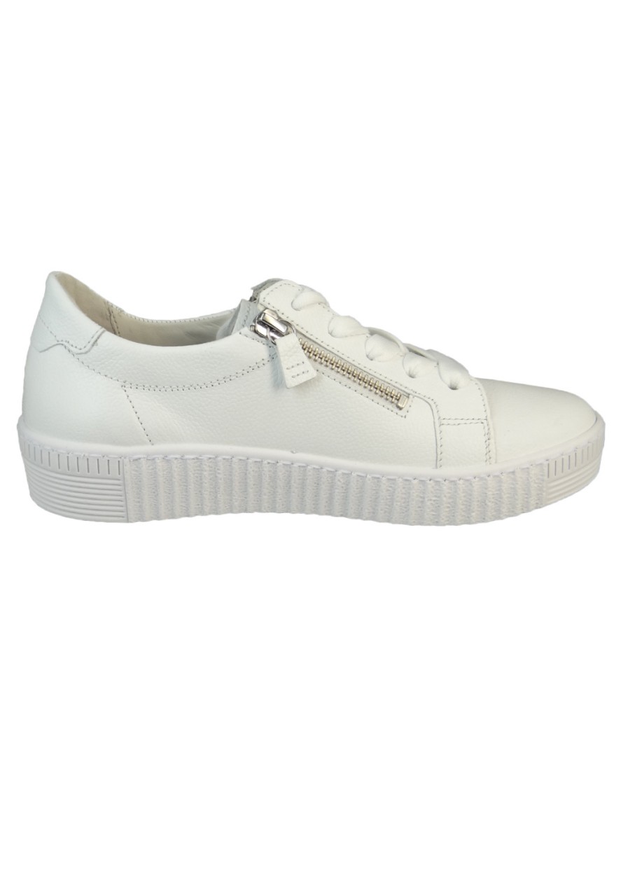 GABOR Freizeit Schnürer weiss KAPSEL-KOLL