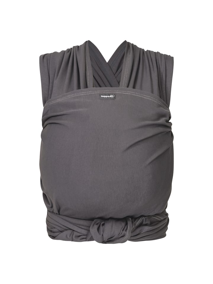 Hoppediz Babytragetuch Elastisches Tragetuch in anthrazit günstig kaufen