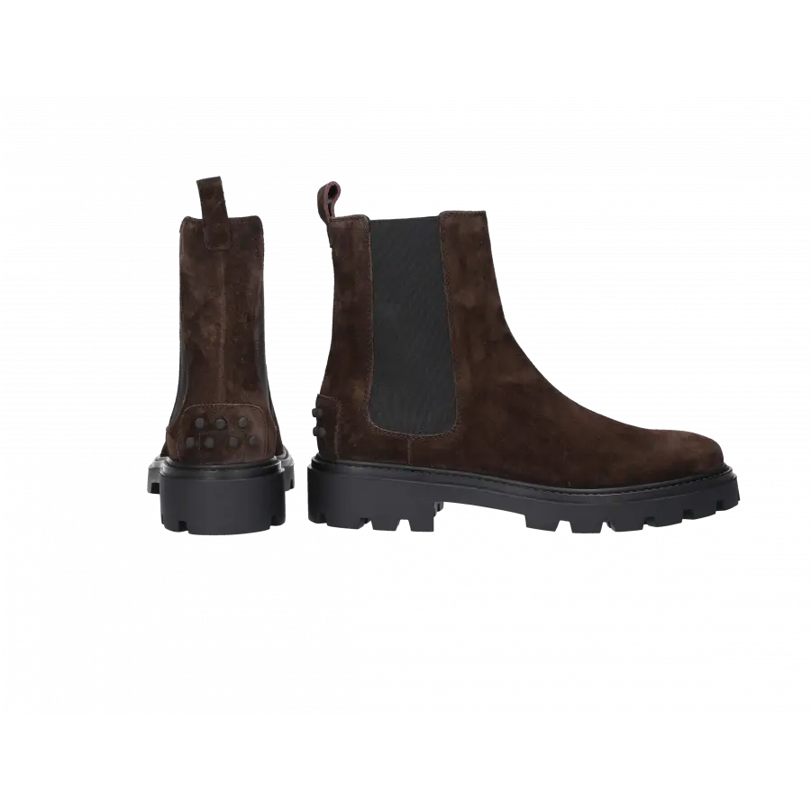 Tod's - Chelsea Boots W08J0 Veloursleder - braun