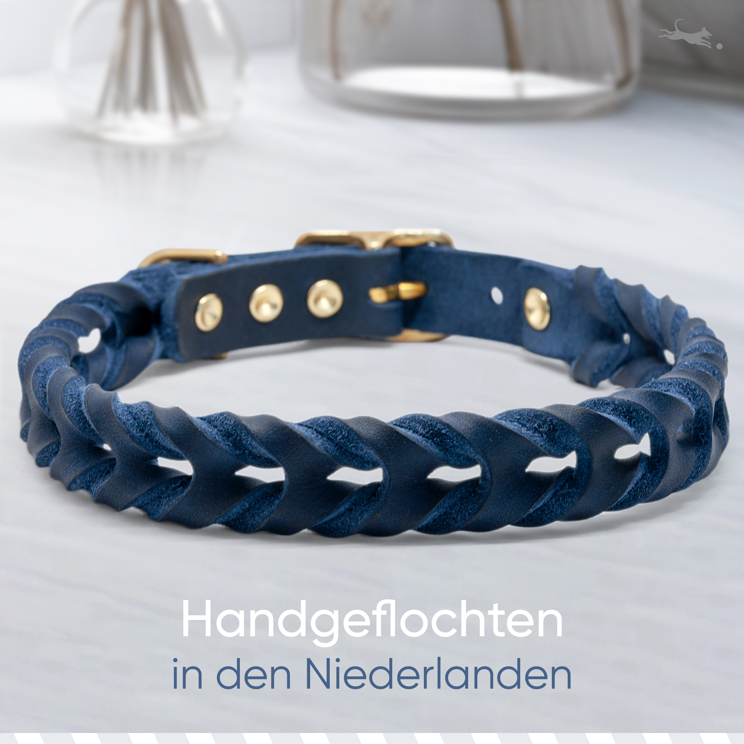 Freudentier Hundehalsbänder Freudentier geflochtenes Hundehalsband, AlsterTwist Kollektion S