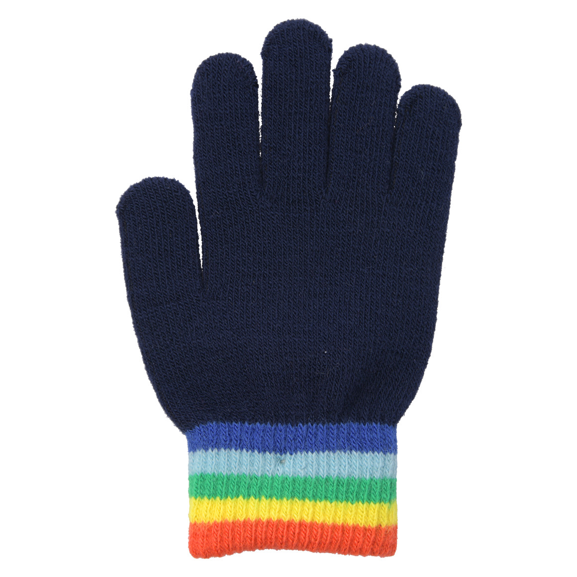 Kinder Handschuhe mit bunten Bündchen