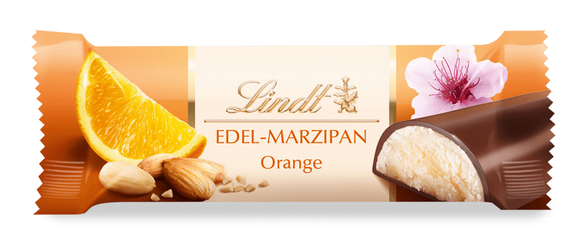 Orangen-Marzipan-Riegel, 50g