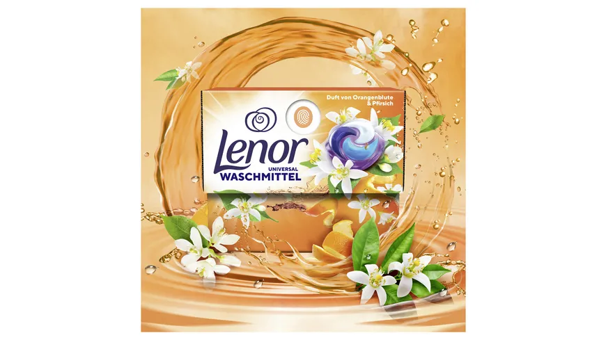 Lenor Universal Waschmittel Pods Orangenblüte & Pfirsich