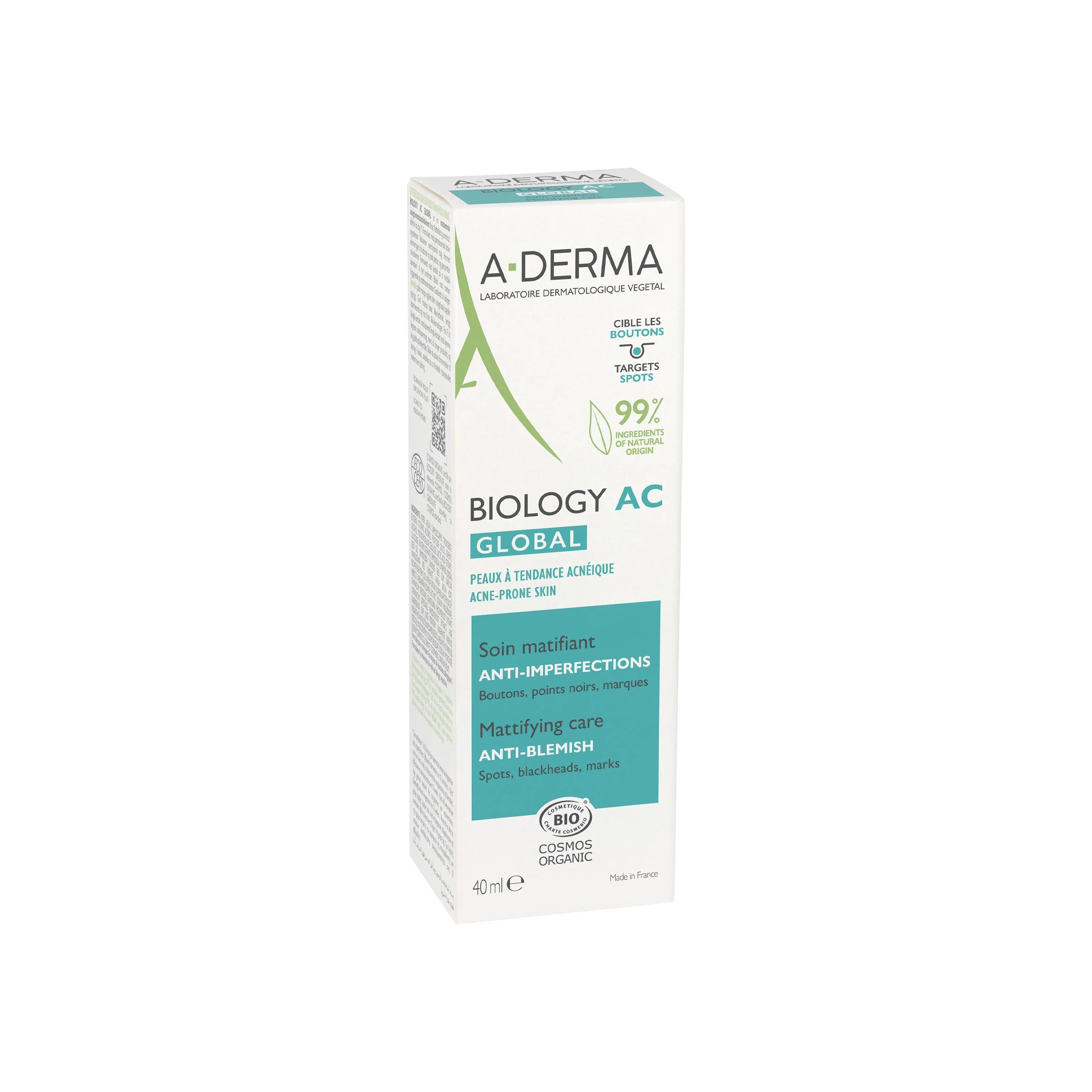 Biology AC GLOBAL Mattifying Anti-Imperfection Treatment - 24-hodinová starostlivosť o pleť proti nedokonalostiam
