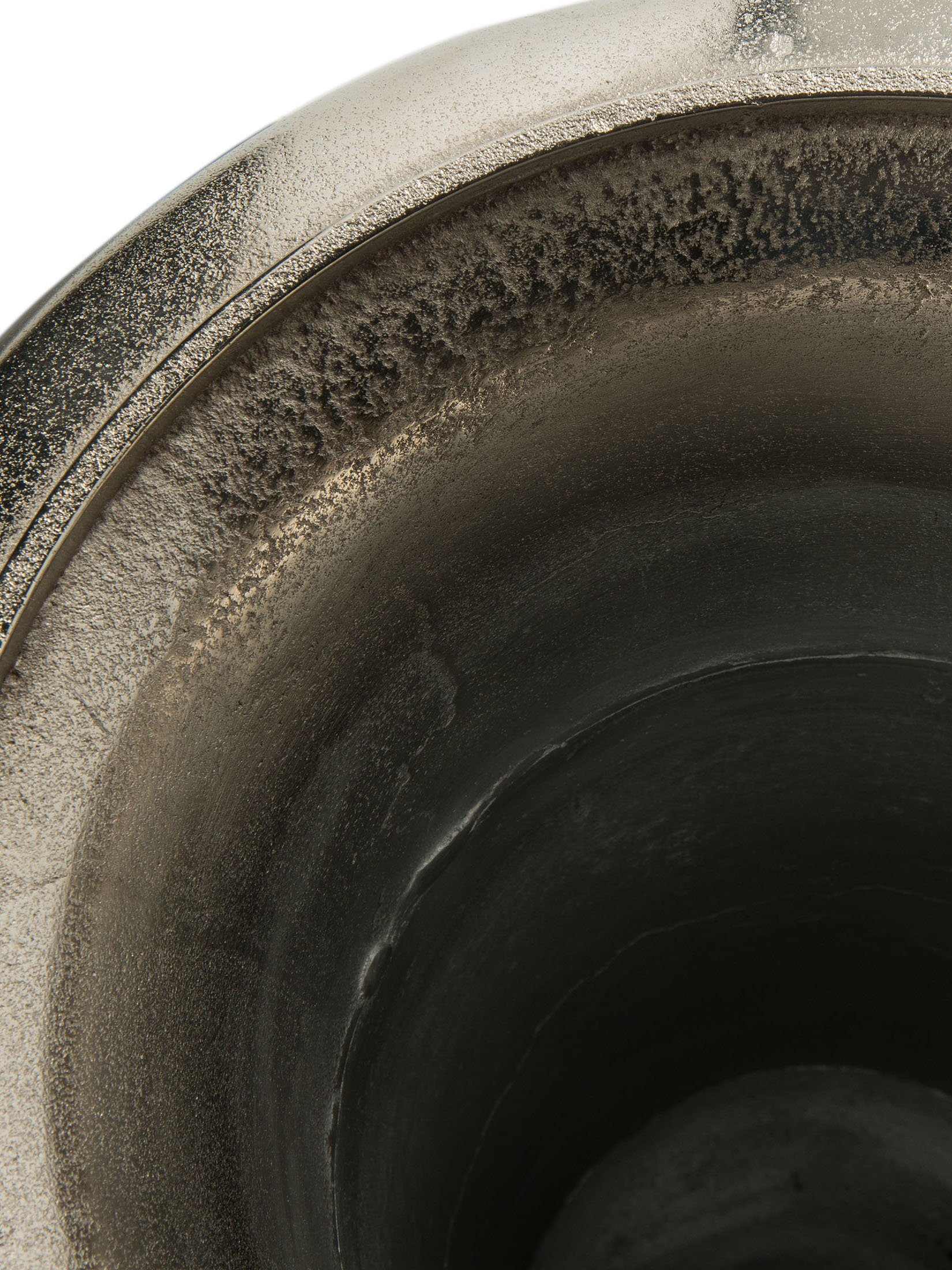 Barock Deko-Vase, Silber