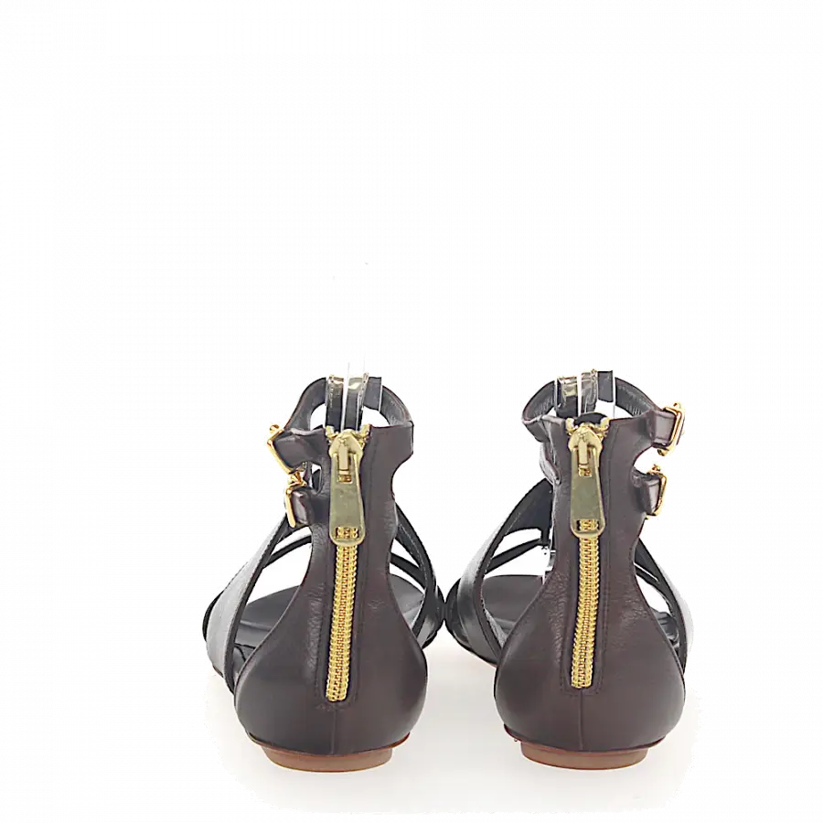 Truman's - Riemchensandalen 8134 - braun