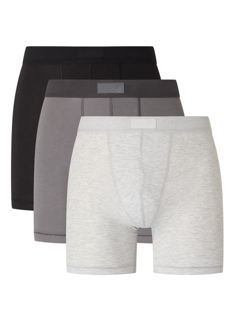SKIMS Bavlněné boxerky Skims, 13 cm, balení po 3 kusech