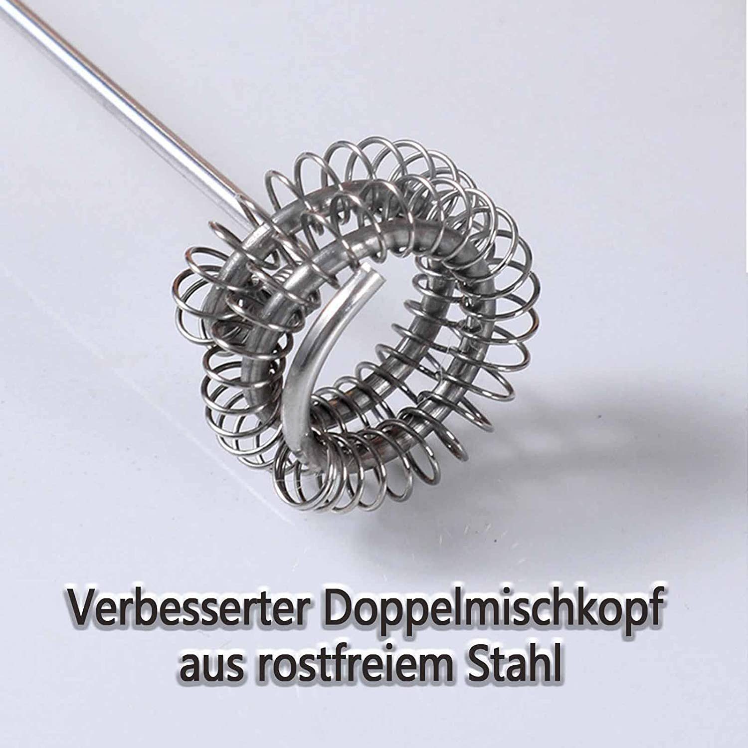 GelldG Milchaufschäumer Milchaufschäumer Elektrisch, USB Handlicher Milchschäumer Stab
