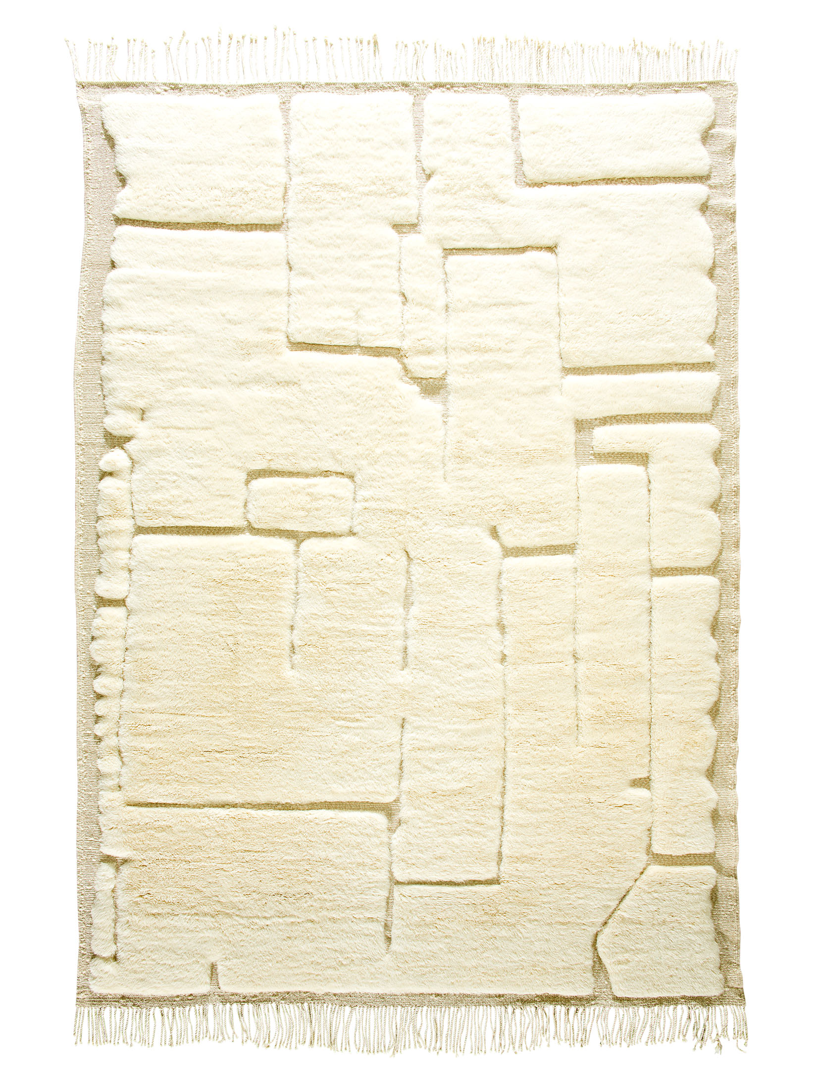 Beni Ourain ca. 254 x 360 cm, Unikat / Einzelstück