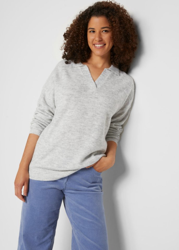Pullover mit Kragen