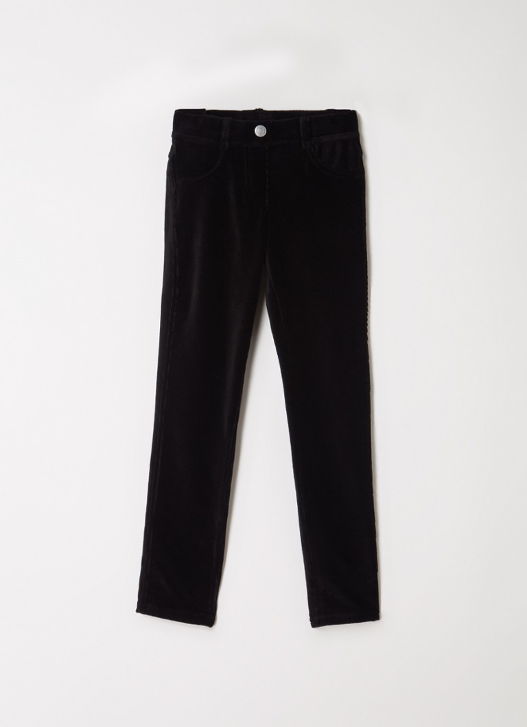 Pantaloni drepți din catifea reiată Benetton