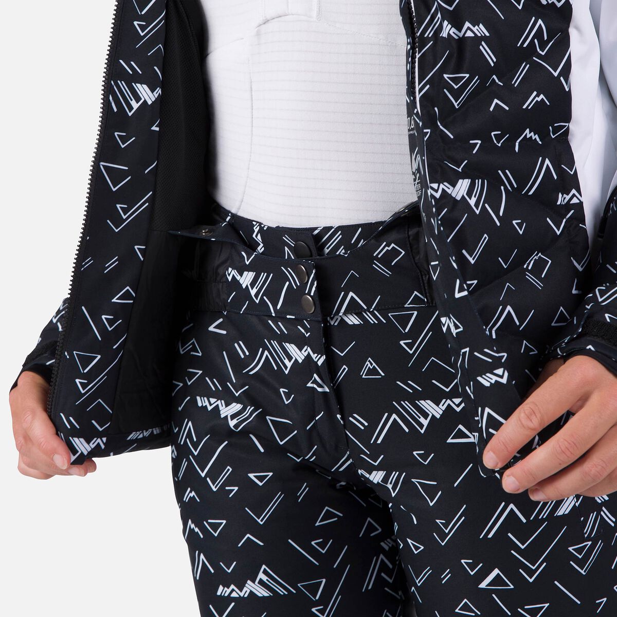 Damensteppjacke mit Print Staci