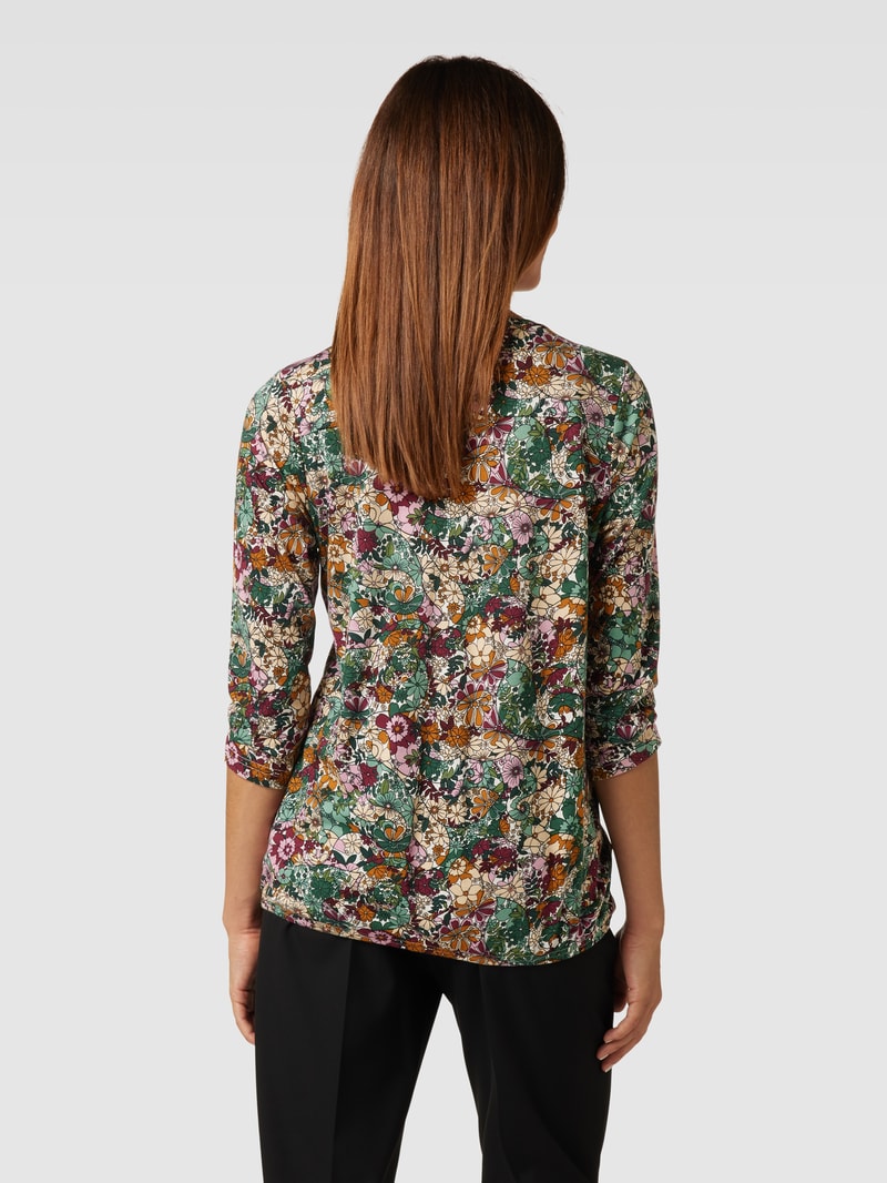 Longsleeve mit 3/4-Arm Modell 'FELICITY' in smaragdgrün