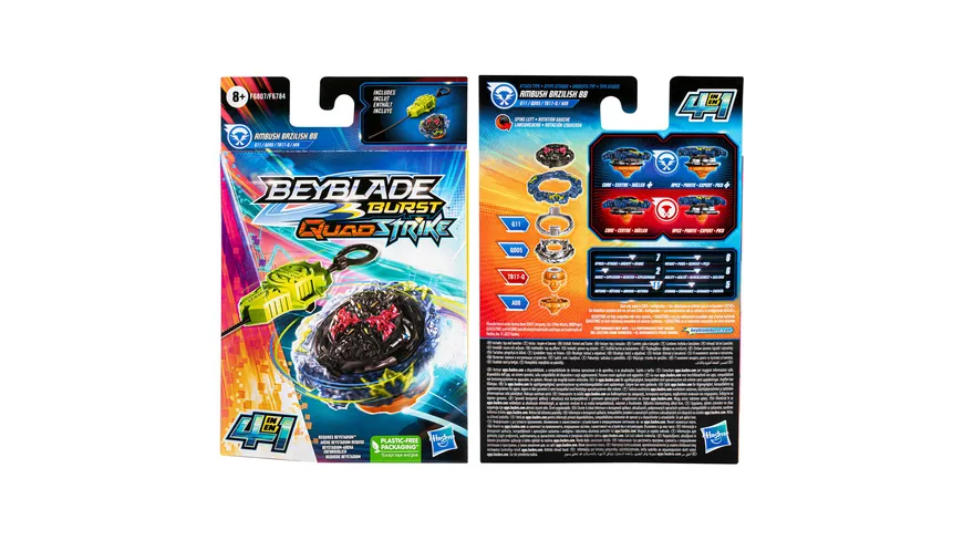 Hasbro - Beyblade Burst QuadStrike Starter Pack, 1 Stück, sortiert