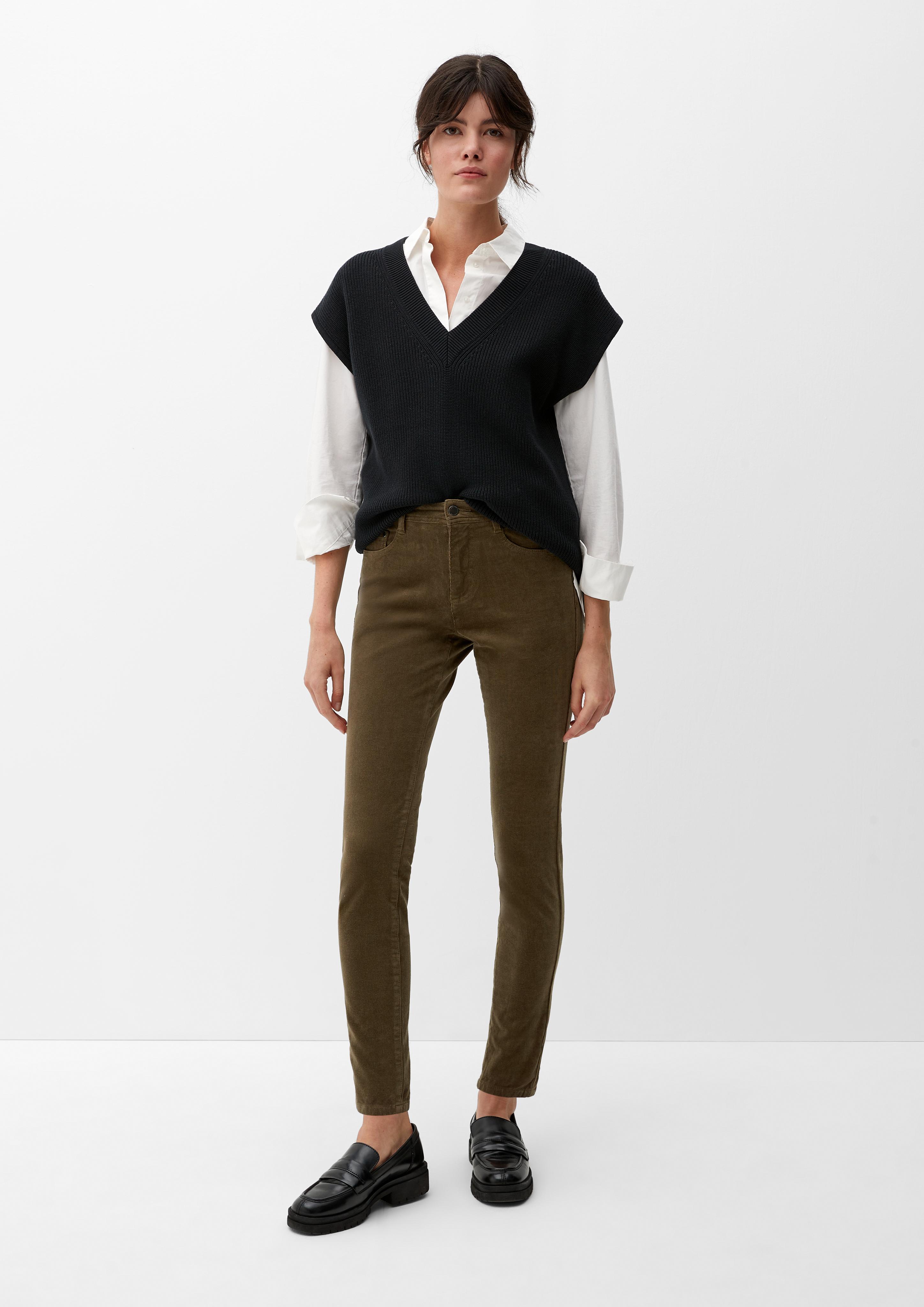 Slim: Hose aus Feincord  2121474-7946