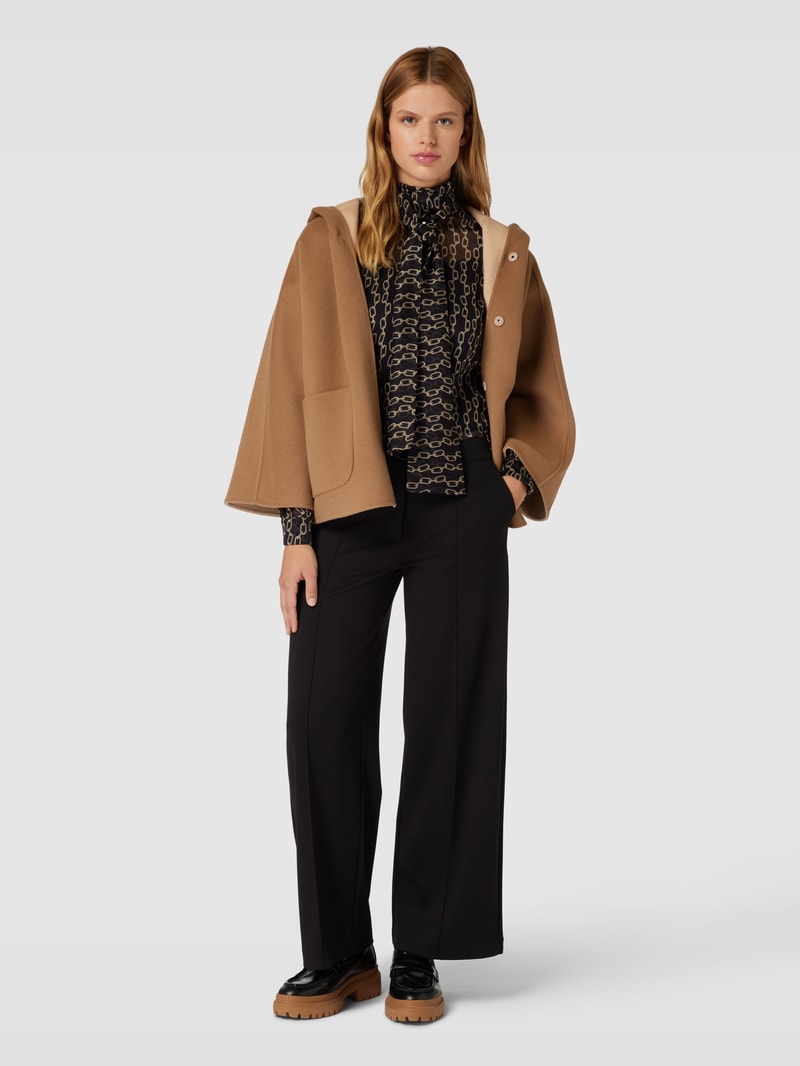 Jacke mit Druckknopfleiste Modell 'MAGNO' in camel