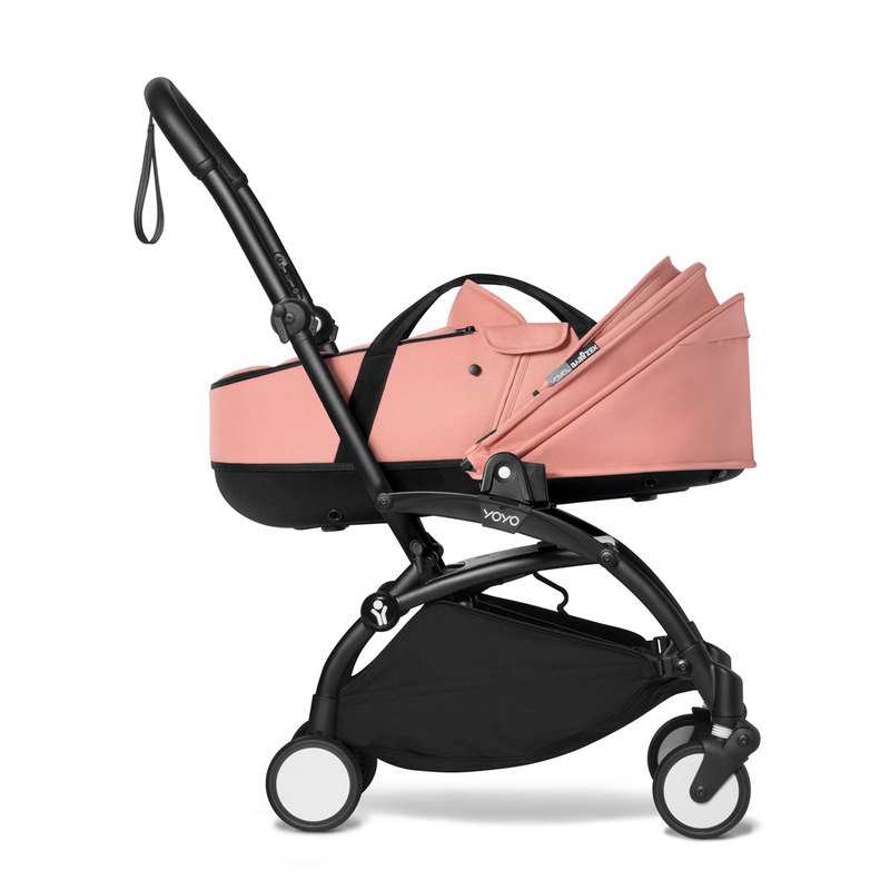 Poussette Yoyo2 4 roues châssis noir nacelle ginger Babyzen