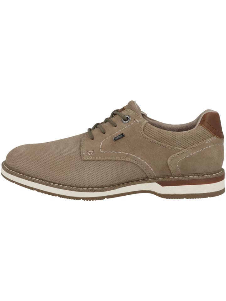 s.Oliver BLACK LABEL Schnürschuhe 5-13212-44 in beige günstig kaufen