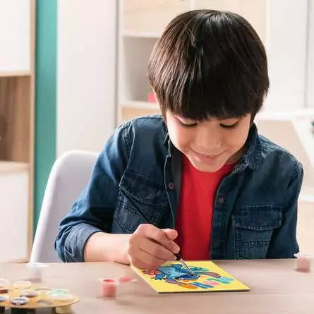 CreArt Disney Stitch - Malen nach Zahlen für Kinder ab 9 Jahren
