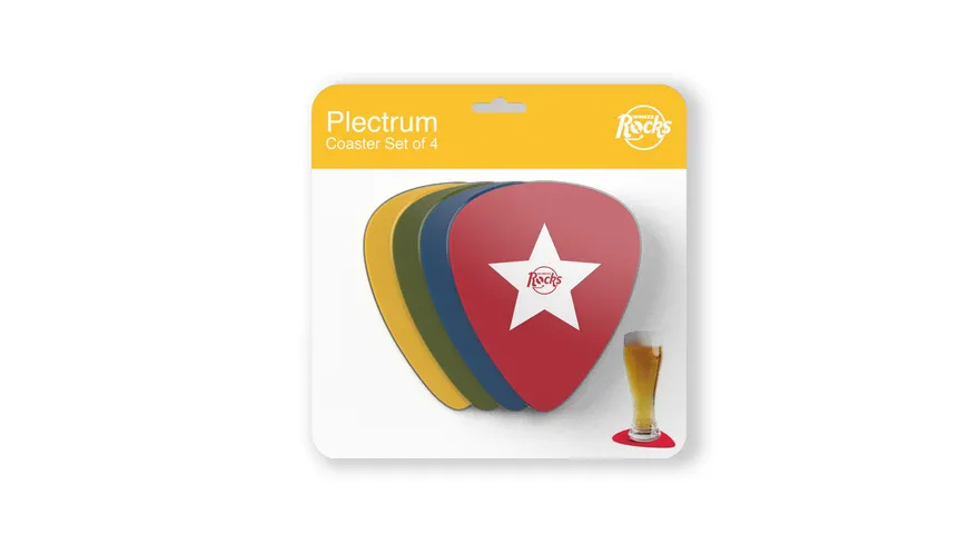 Winkee Untersetzer Set Plektrum 4-tlg.