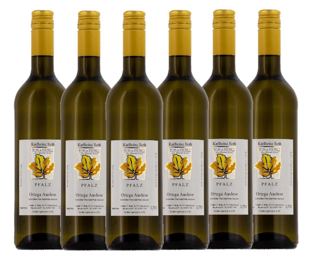 Wein- & Sektgut Karlheinz Roth Weingut Karlheinz Roth Ortega Auslese süß 2019 - 6er Karton