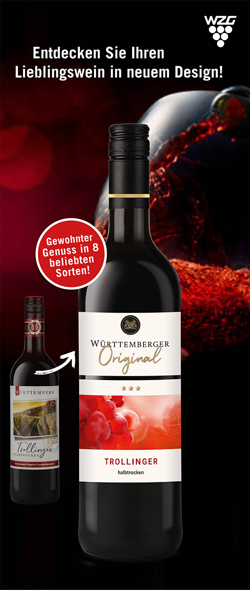 Württembergische WZG Württemberger Original Trollinger Qualitätswein 0,75L 6er Karton
