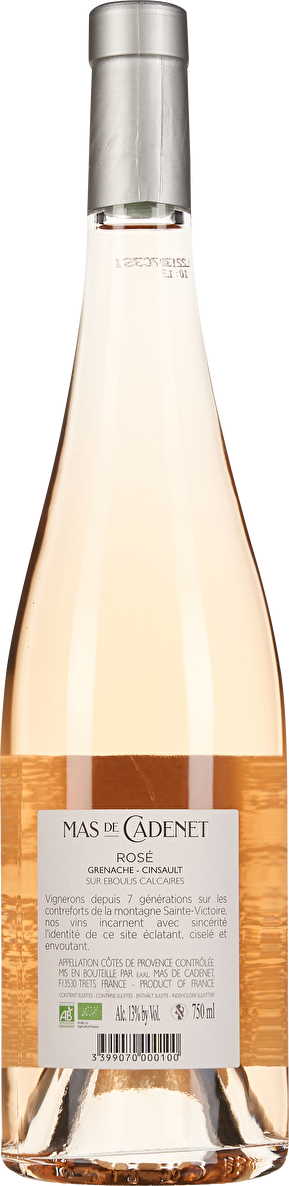 Mas de Cadenet Rosé Côtes de Provence Sainte-Victoire 2022