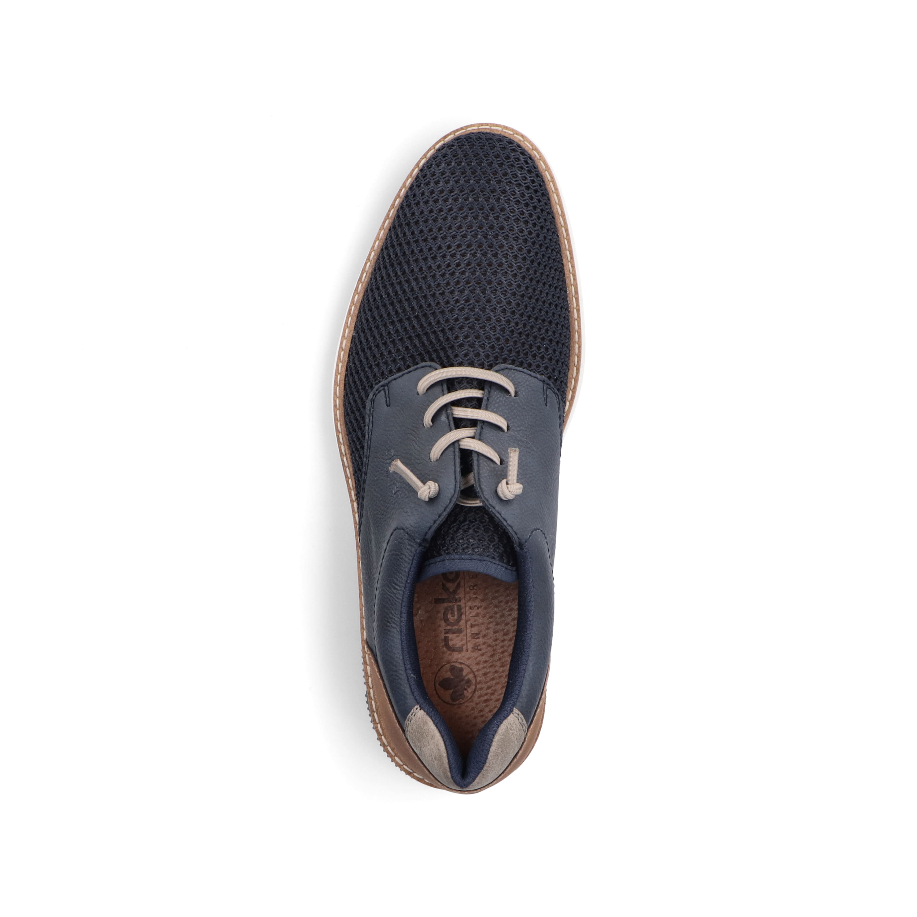 Rieker Herren Schnürschuhe schieferblau