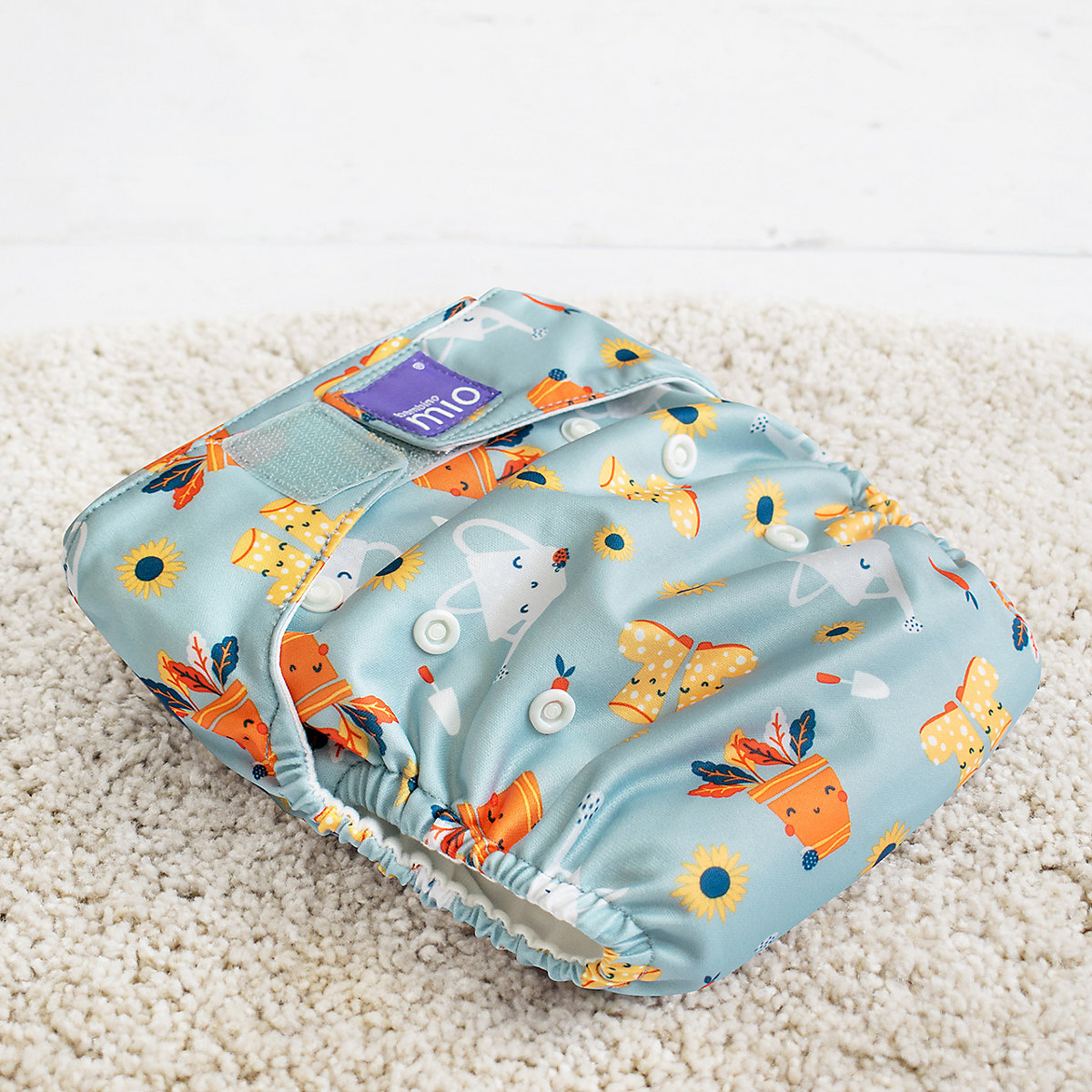 Bambino Mio, miosolo classic Stoffwindel Starter Set, Kleine Gärtner