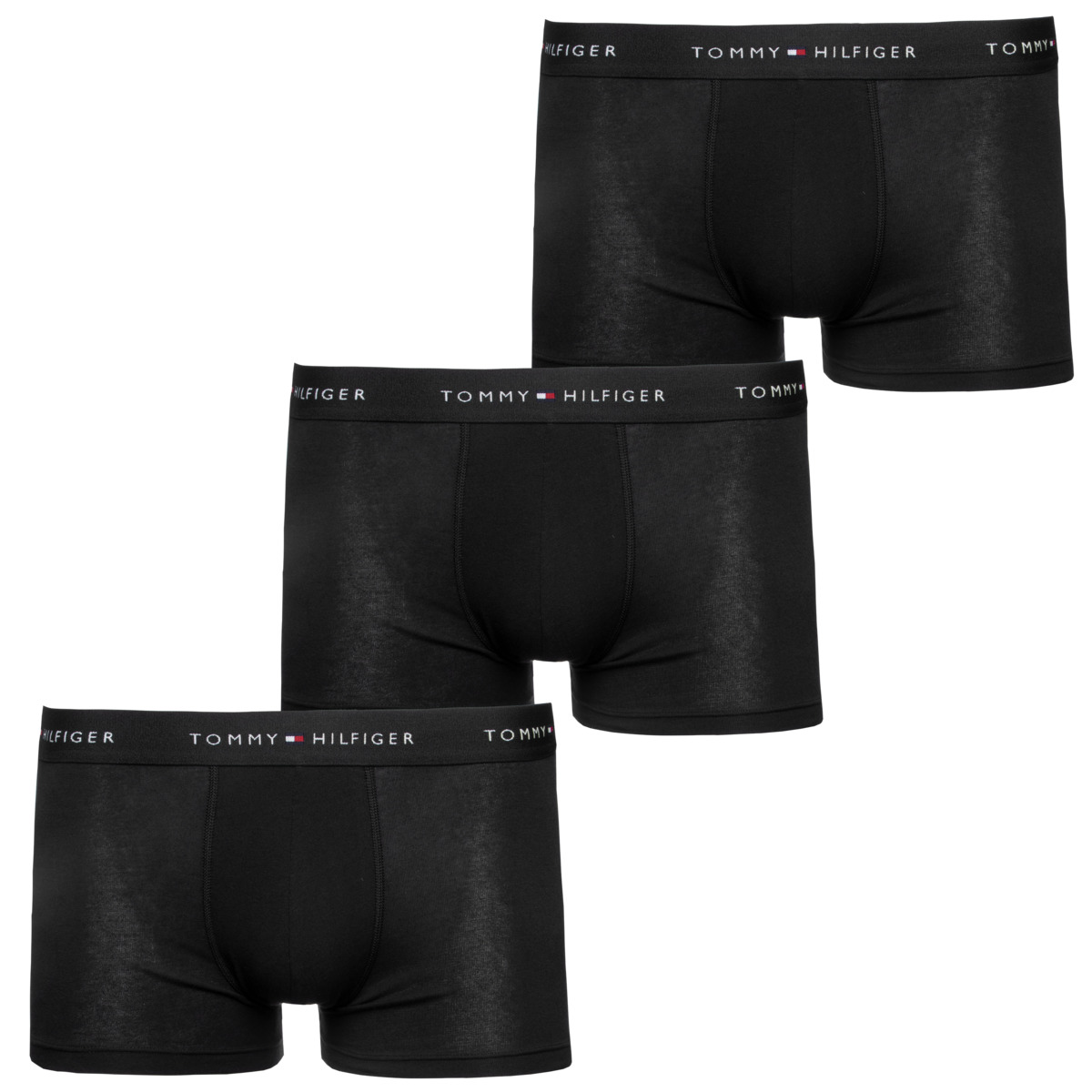 Tommy Hilfiger Trunks WB 3er-Pack Boxershorts schwarz