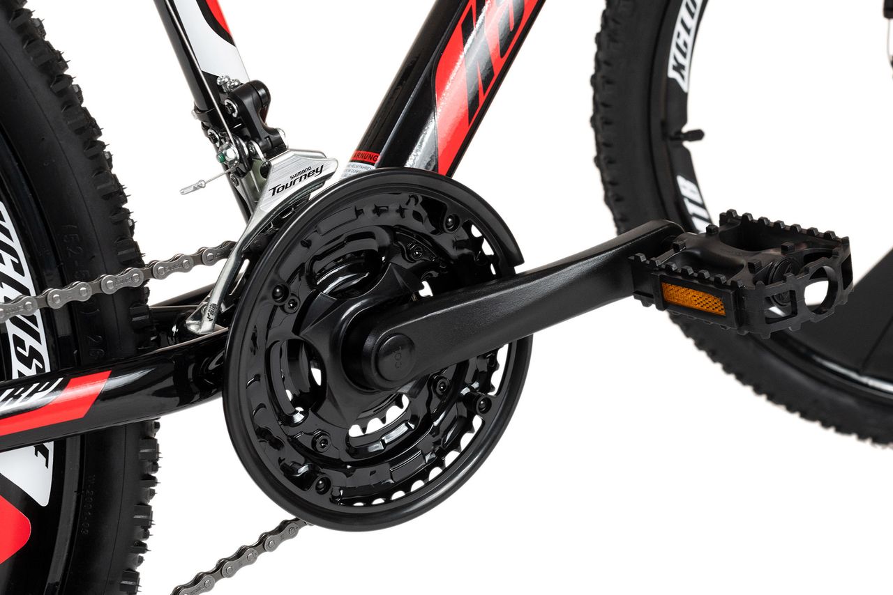 KS Cycling Mountainbike Hardtail 26'' Sharp schwarz-rot RH 46 cm