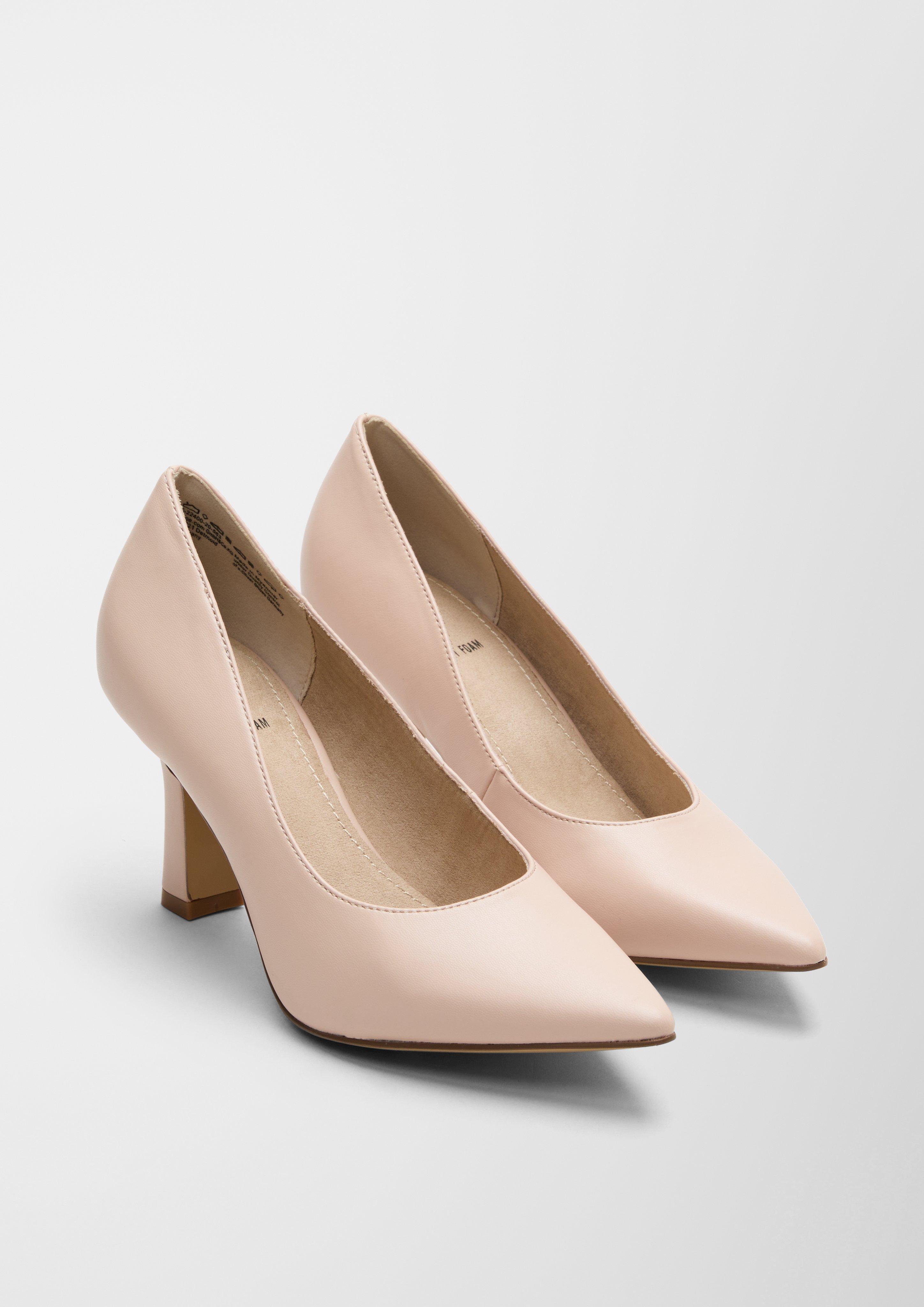 Pumps in Glattleder-Optik  1235035-563