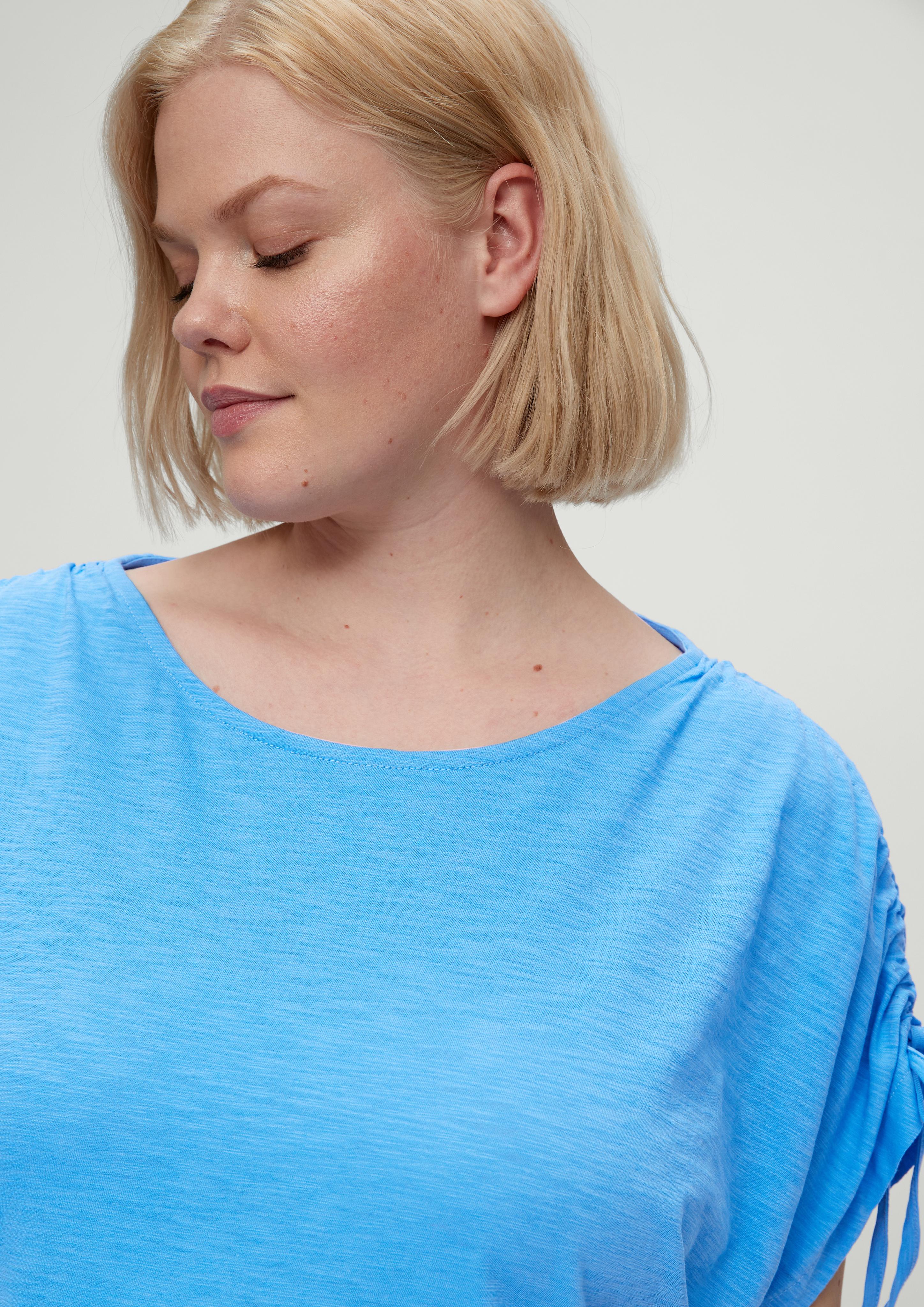 Baumwollshirt mit Raffungen  2131693-5501