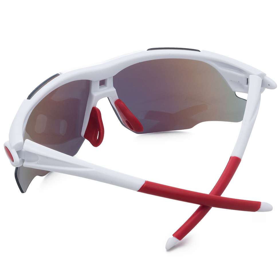 LEANDRO LIDO Challenger One Sport Sonnenbrille weiß/bunt