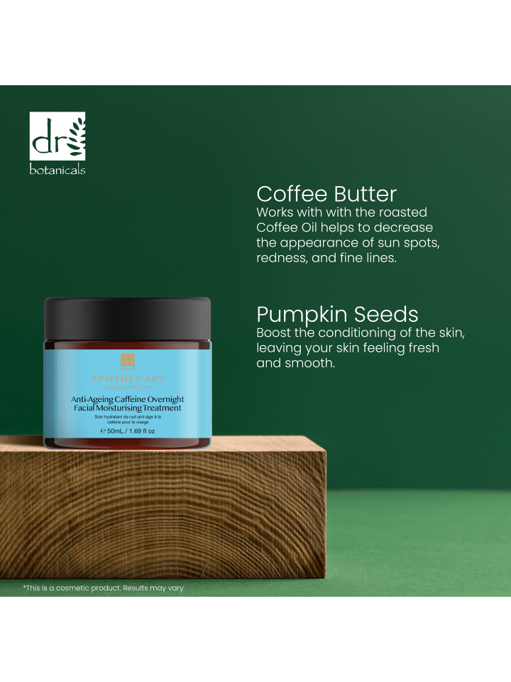 Dr Botanicals Anti-Ageing Caffeine Overnight Facial Moisturising Treatment 50ml günstig kaufen onesize