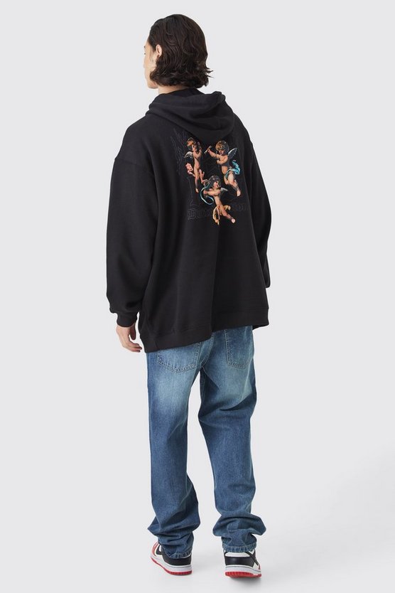 Oversize Hoodie mit Renaisscance Print
