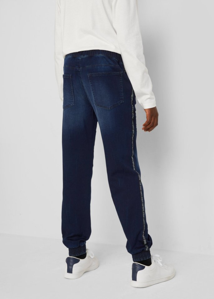 Jungen Sweat-Jeans mit sportlichem Tape