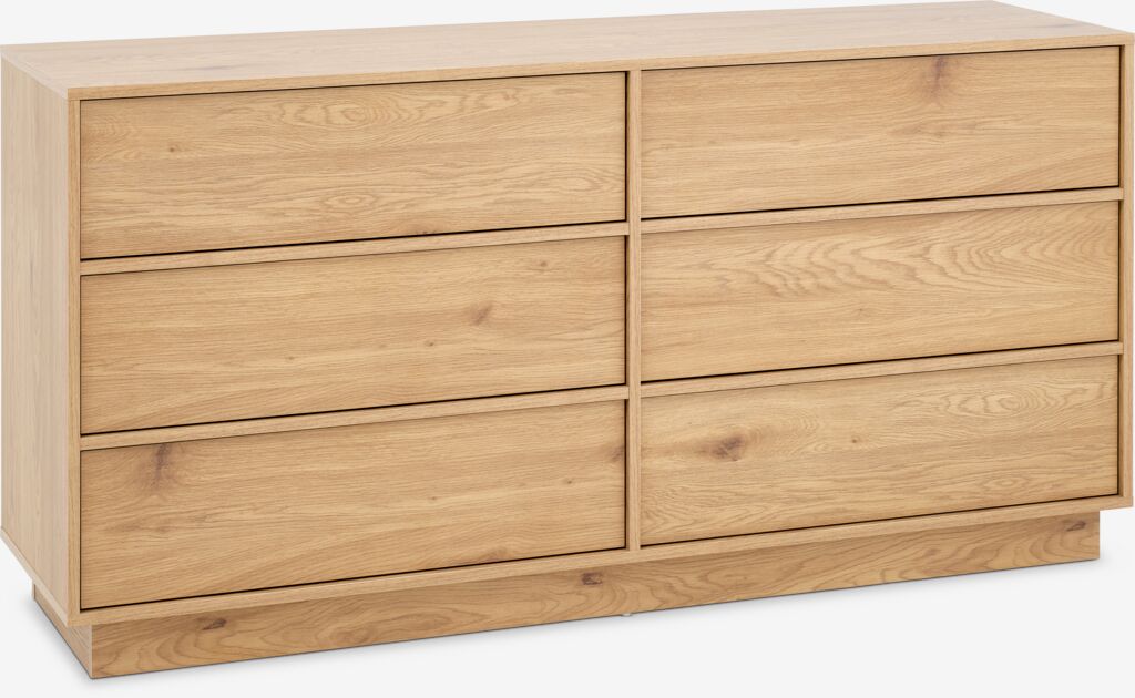 Commode TRANUM TRANUM 3, 3 tiroirs, couleur chêne chaud