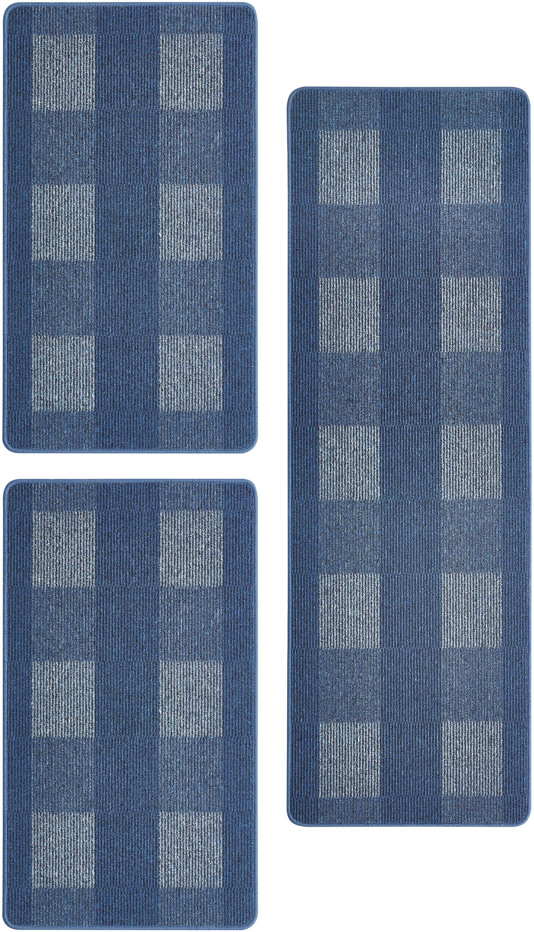 Bettumrandung Dijon Andiamo, Höhe 6 mm, (3-tlg), modernes Design, Bettvorleger, Läufer-Set für das Schlafzimmer