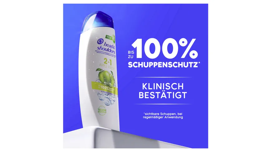 Head & Shoulders Haarshampoo 2in1 apple fresh 250ml 250 ml