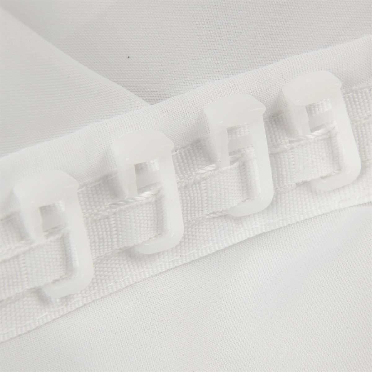 Gardinenschiene, Bestlivings, wird auf vorhandene Alu Gardinenschiene gesteckt, Vorhang-Gleiter (11x10mm) 50 Stück, Ideal für flache Vorhangschienen