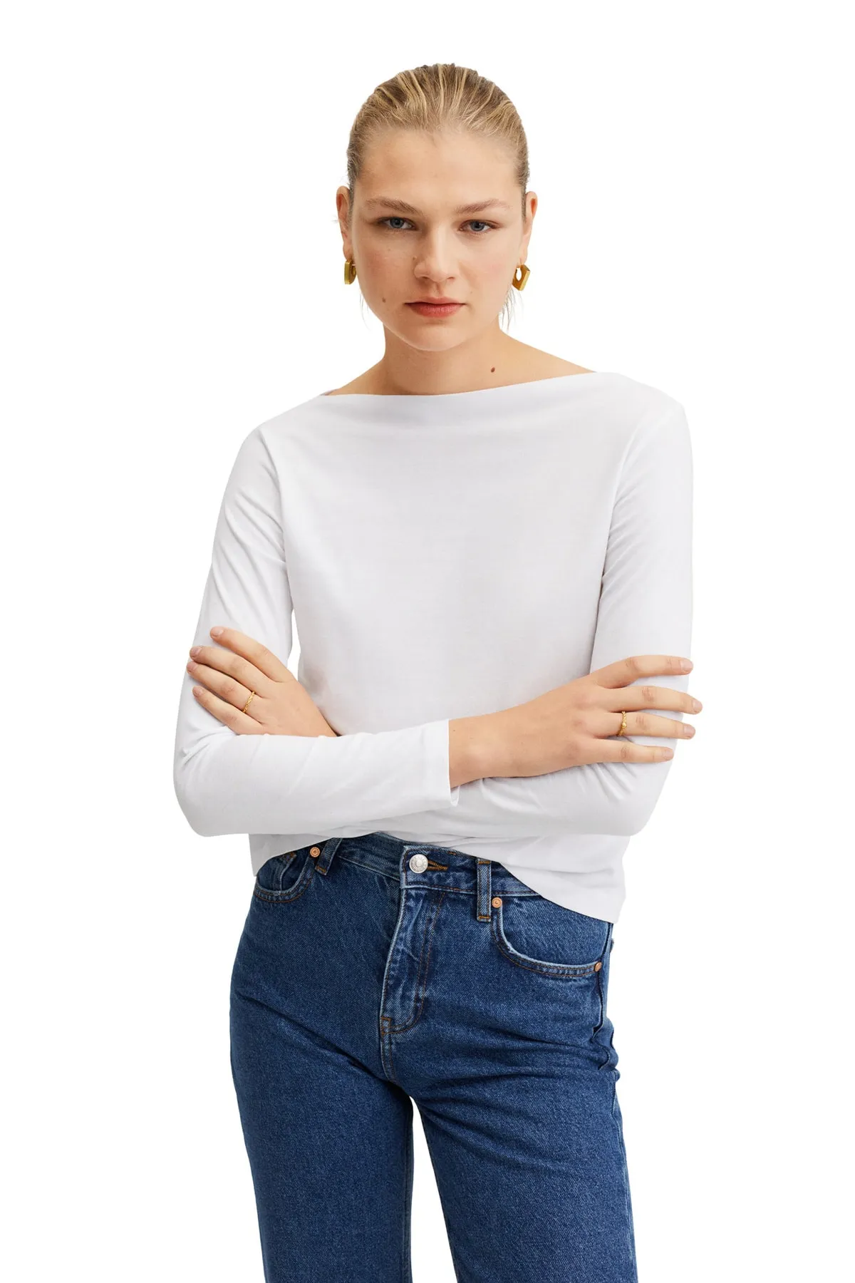 MANGO  27013257 Frau / Mädchen Weiß