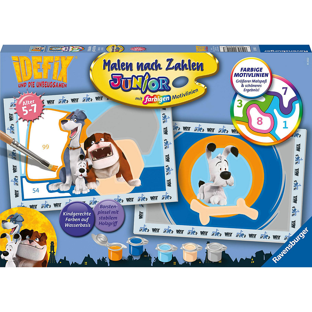 Malen nach Zahlen Abenteuer mit Idefix