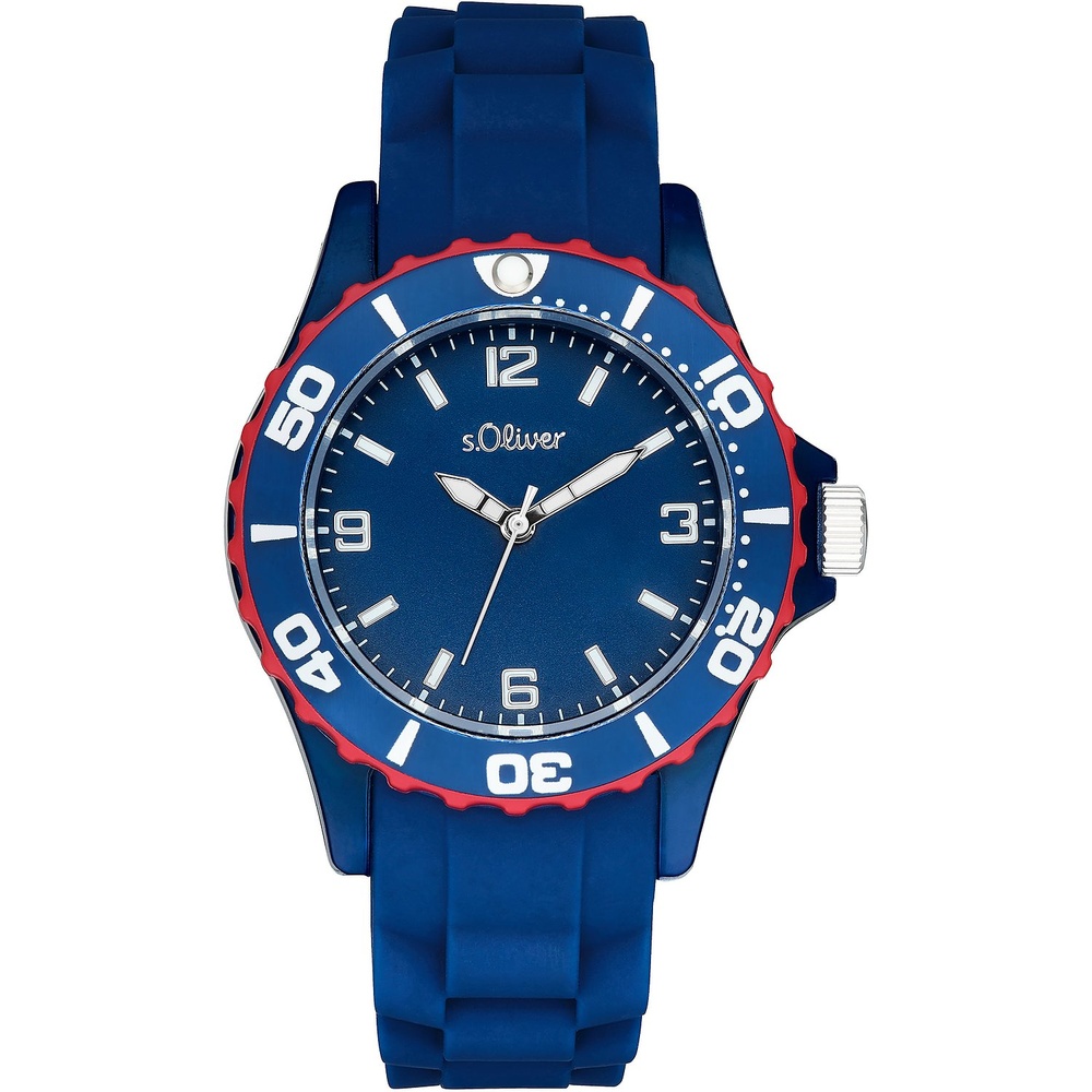 s.Oliver Montre pour enfants Matière synthétique Montre