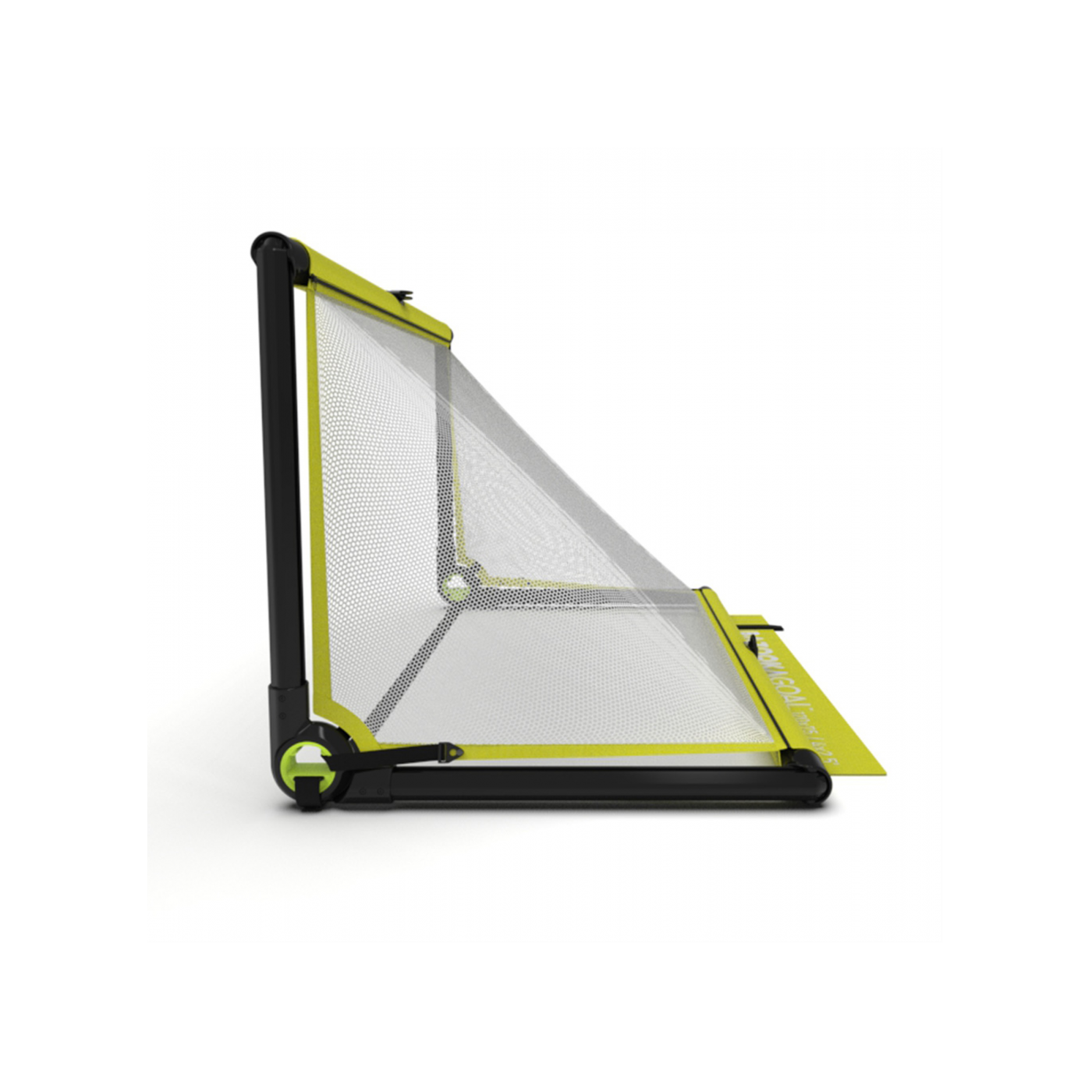 Bazookagoal Teleskoptor | 120x75 cm Gelb Weiss | Funino Fußball Minitor