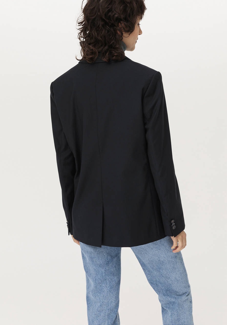 Blazer aus Bio-Merinowolle mit Bio-Baumwolle