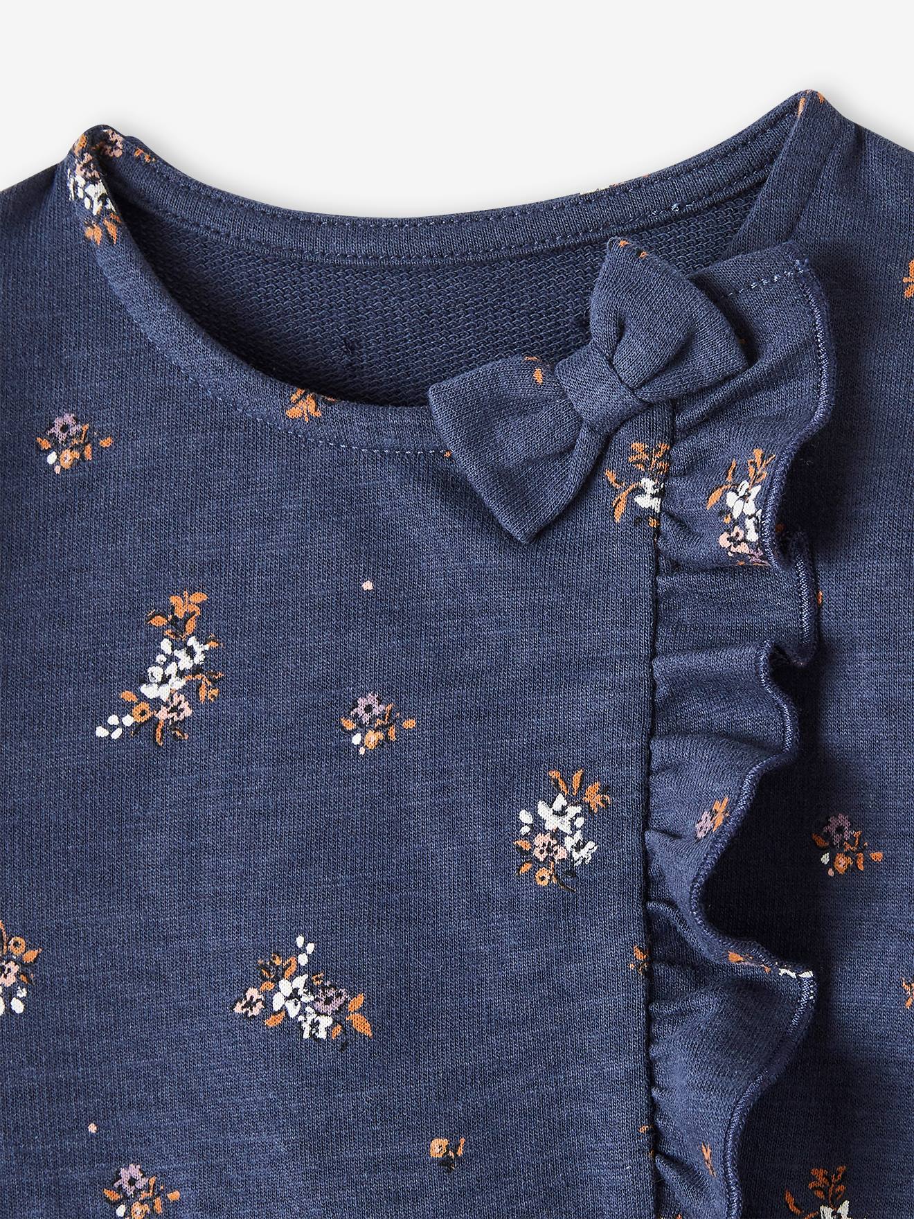 Vertbaudet Mädchen Baby Kleid Oeko-Tex - grauviolett