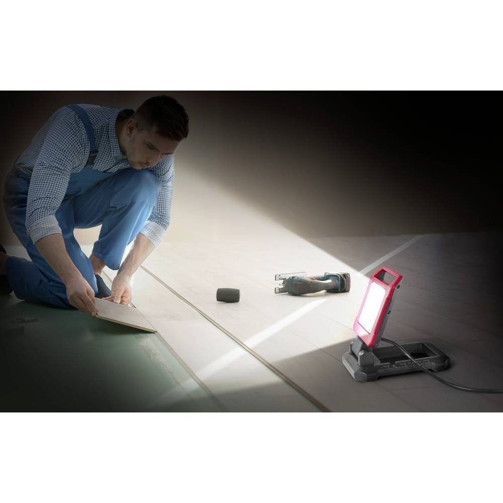 TOOLCRAFT Baustrahler LED-Arbeitsleuchte (Schweizer Netzstecker